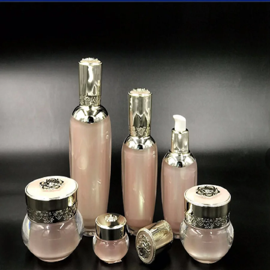 Hot sale luxury Alibaba China cosmetic jar and bottle wholesale