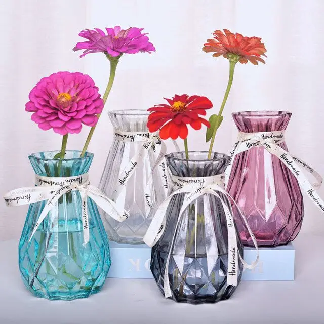 Ваза Бытовая декоративная стеклянная ваза