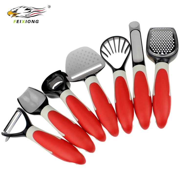 2017 chinese Best selling products kitchen tools 7pcs best kitchen cooking tools set