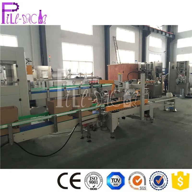 Fully automatic Carton box sealing system / line / unit with conveyor