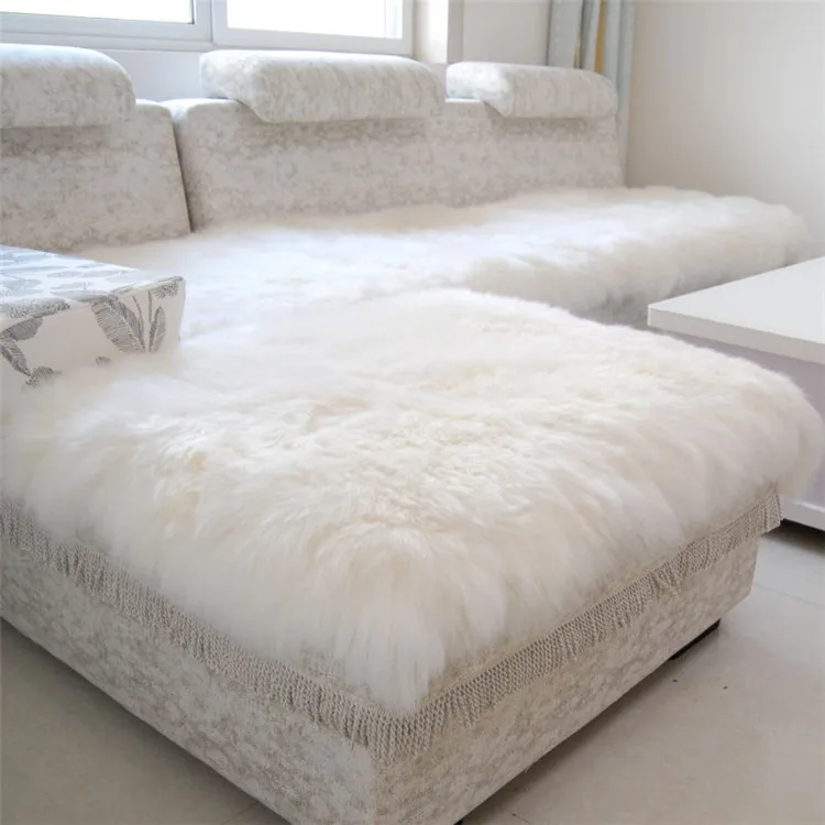 Sheepskin wool carpet mats bedroom living room sofa cushion cushion windows and pad cushions