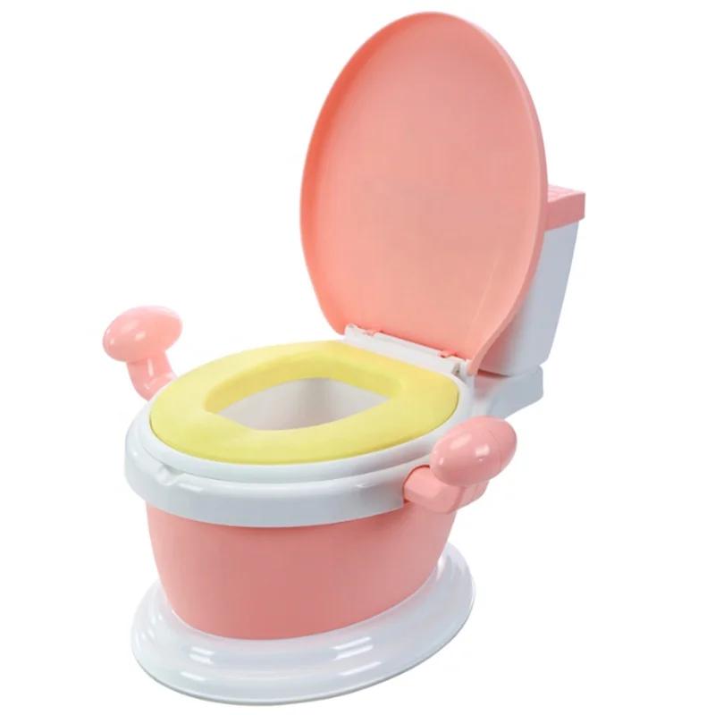 Emulational baby potty training seat