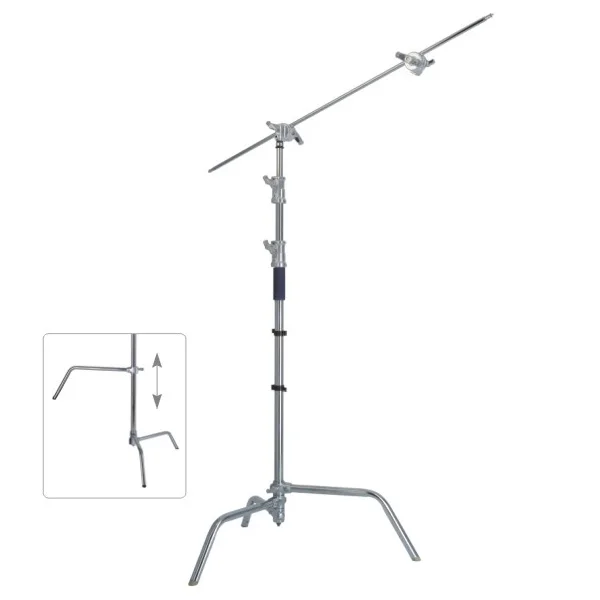 Стальная сверхпрочная C-подставка, 10,8 футов регулируемая ножка, крепкий Штатив для фотосъемки