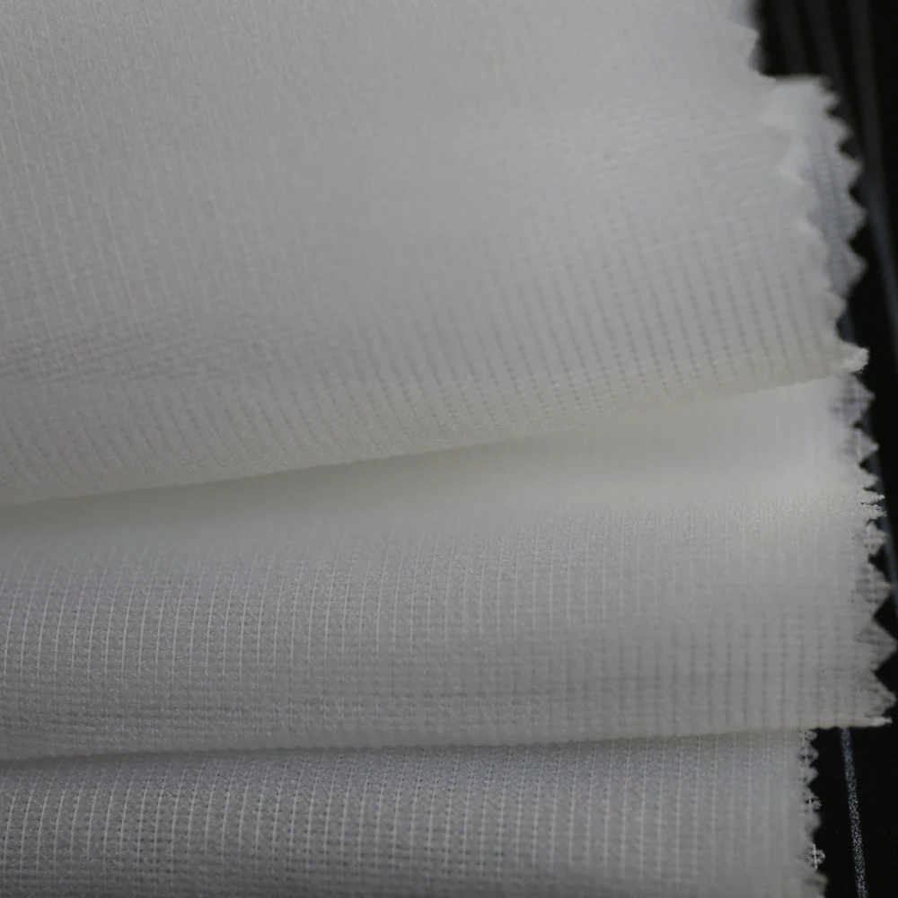 Hot Selling Lining Fabrics Material Interlining Warp Knitted Interlining W252