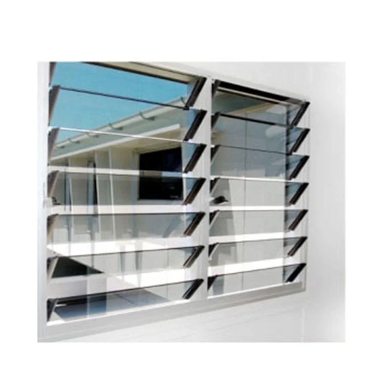 Shutters Type Shutter Aluminium Interior Security Glass Aluminum Alloy New Horizontal LYM190515 1.4 Mm-2.0mm Customized Size