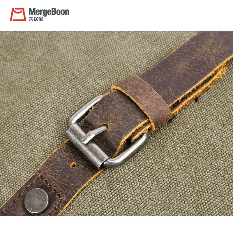 Мужская Дорожная холщовая и кожаная спортивная сумка с плечевым ремнем