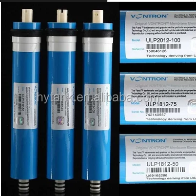 Custom Ro Membrane 50 75 100 Gdp Filter Cartridge Membrane 300PSI 500ppm