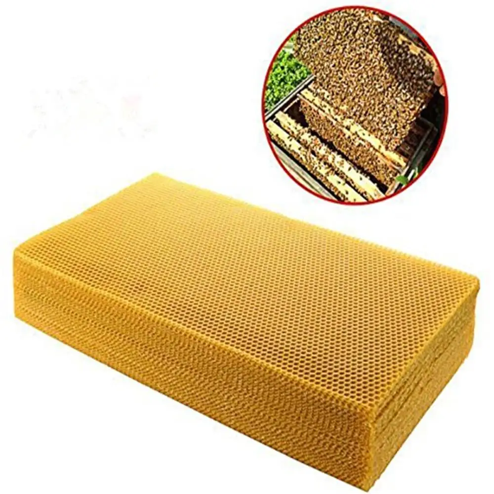 
Honey comb Bee Foundation Sheets Bee Hive Wax Frames Foundation Beekeeping Equipment for Beehive Frames 