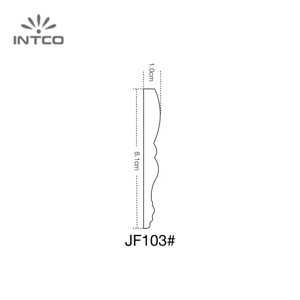 INTCO 8 см x 1 240 легко установка водонепроницаемый пластик карниз стены панель литье стул железнодорожных