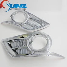 Car Lamp protection ABS Chromium Styling Accessories Fog Light Cover For Toyota Hilux Vigo Champ 2012 HOT Accessory Of 2015