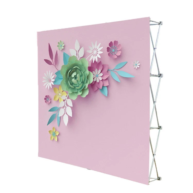 Easy Stand and light weight pop up display banner as back drop for shows and fairs