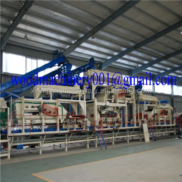 hot sale complete automatic particle board production line/chipboard making machine with reliable quality in alibaba