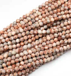 Natural Gemstone Loose Beads Polished Round Crystal Quartz Energy Healing Power Stone Beads String Set For Jewelry Making DIY