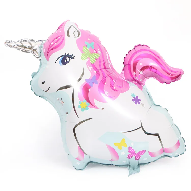 
Wholesale Rainbow Unicorn Large Foil Animal Balloon for Children Birthday Party Decoration 