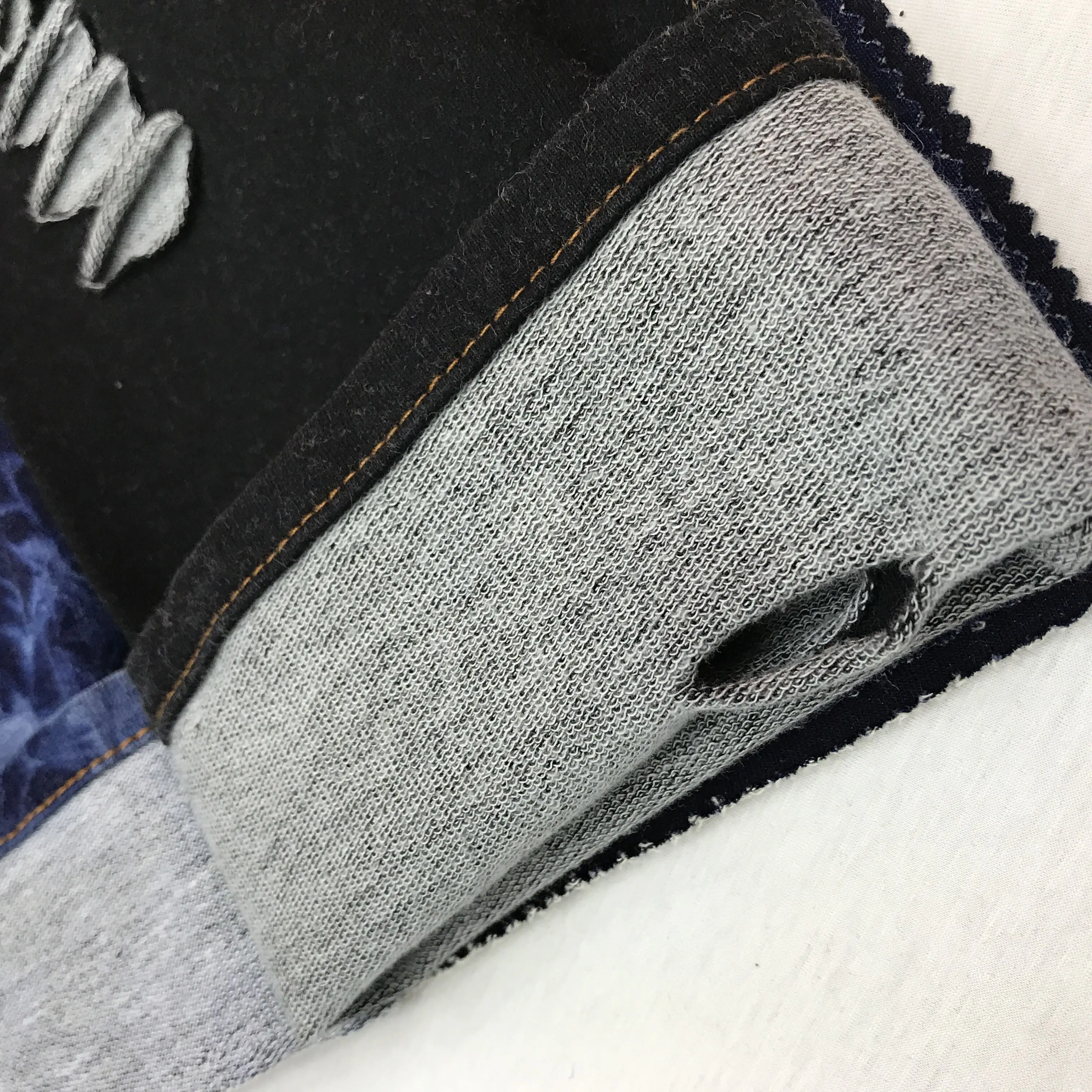 300g regular denim fabric knitted 4% spandex 96% cotton jeans plain fabric