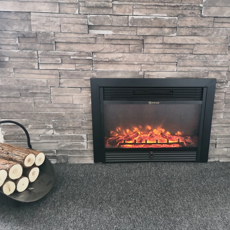 decor Wall Built in  modern decor flame remote control decorative electric fireplace furniture insert