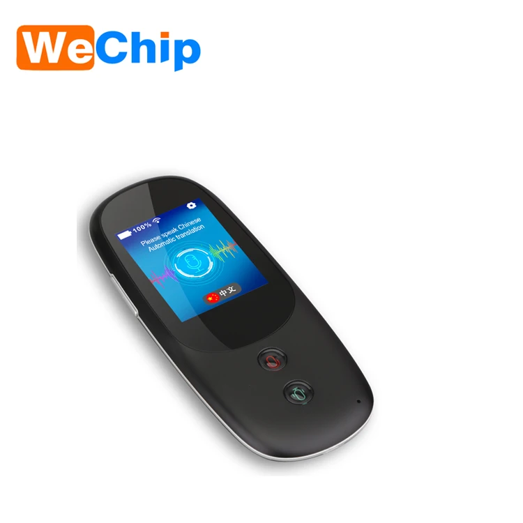  Cheap price WeChip Wifi portable instant voice translator 41 languages simultaneous translating device with touch panel