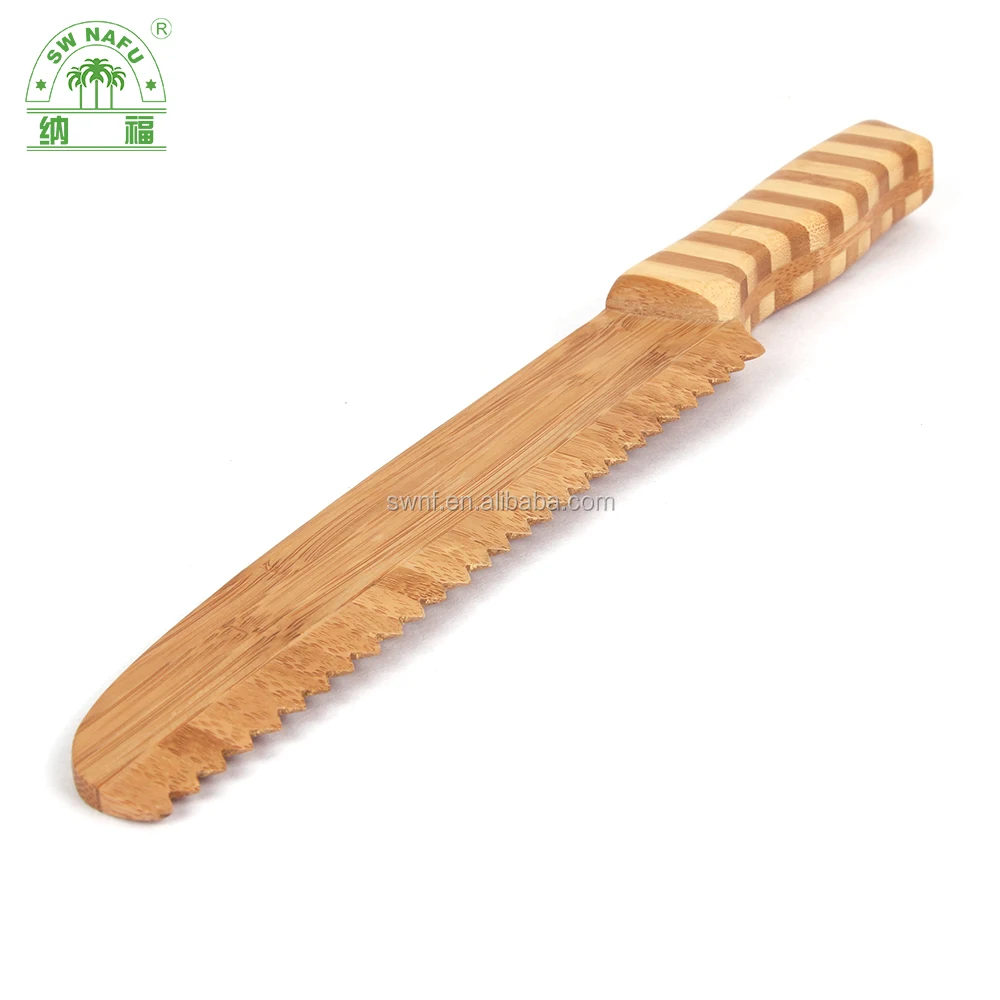 
Eco-freindly kitchenware set bamboo bread kitchen knife wholesale 