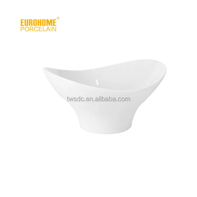 
Unique shaped creative porcelain soup bowl for restaurant 