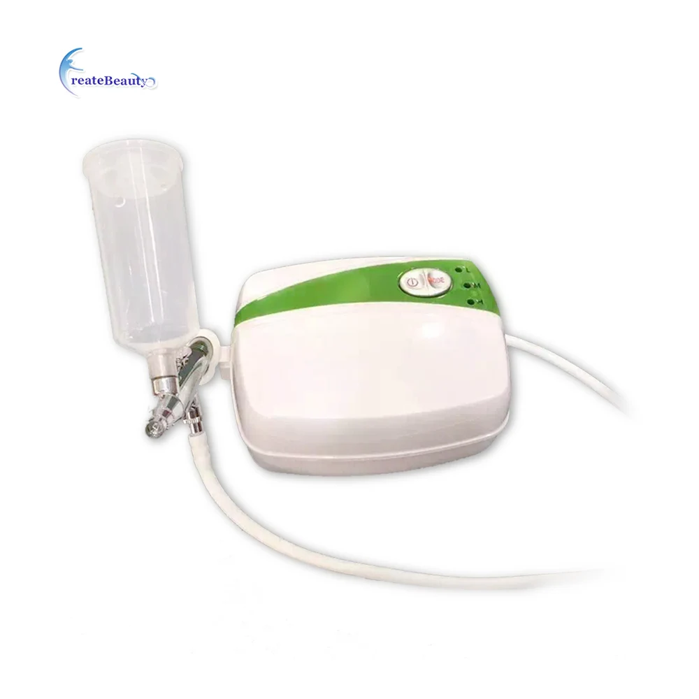 Cake decorating airbrush with compressor