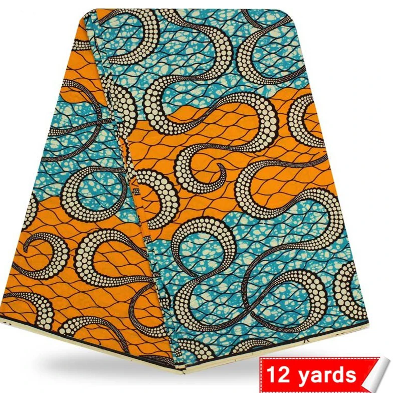 
2018 wholesale african holland wax dashiki cotton textile fabric 