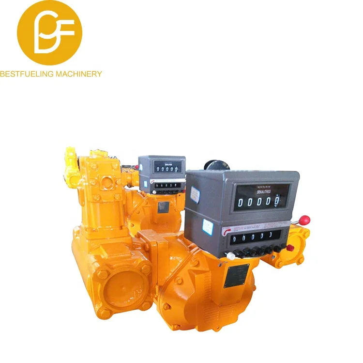 TCS LC diesel aluminum stainless steel positive displacement flow meter industry oil measuring flowmeter