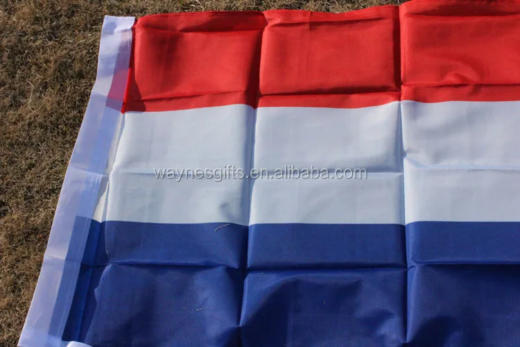 Polyester Holland national flag wholesale 3X5ft Netherlands flag