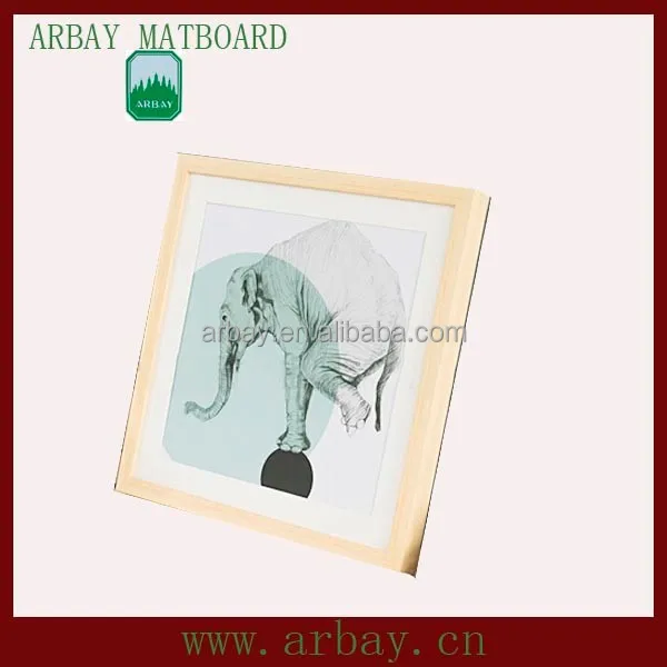 
Wholesale acid free uncut cream core matboard picture frame moulding mount board for frame 