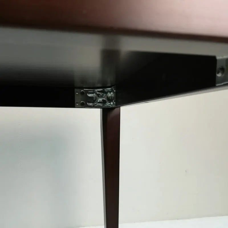 Деревянный Прямоугольный Обеденный стол из бамбука, обеденный стол из орехового дерева