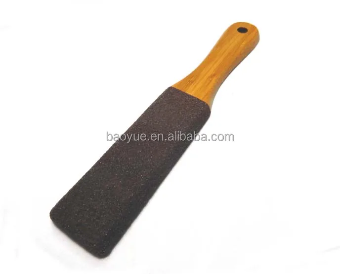 New stylish Bamboo body foot file with sands around