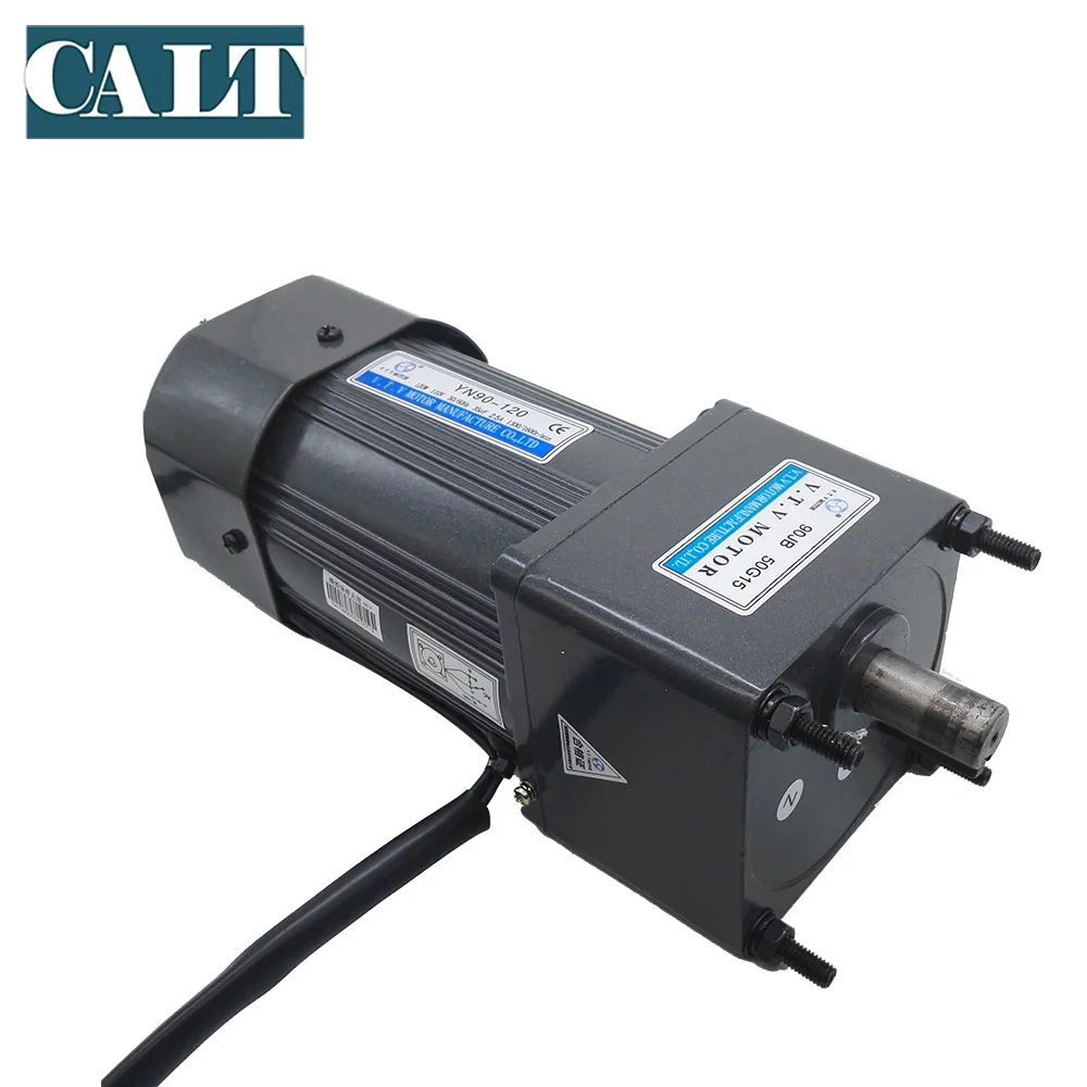 220V 90mm Frame 120W AC Gear Motor YN90-120/90JB60G15 Single Phase Speed Control
