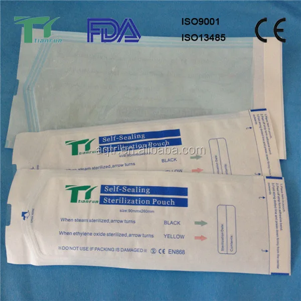 
Dental Self Sealing Packaging Bags Autoclave Sterilization 
