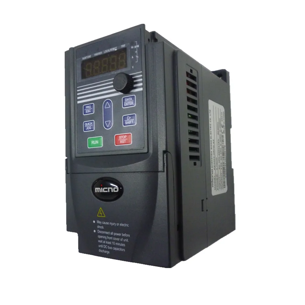 MICNO KE300A-01 MPPT Solar Pump Inverter Single-phase Output 220V 0.4KW-5.5KW Solar VFD Without battery AC/DC Input & AC Output