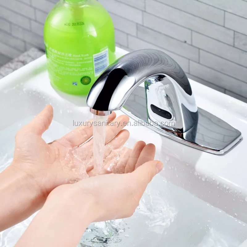 Сертификат CE ROHS Бесконтактный автоматический инфракрасный сенсорный кран для горячей и холодной воды