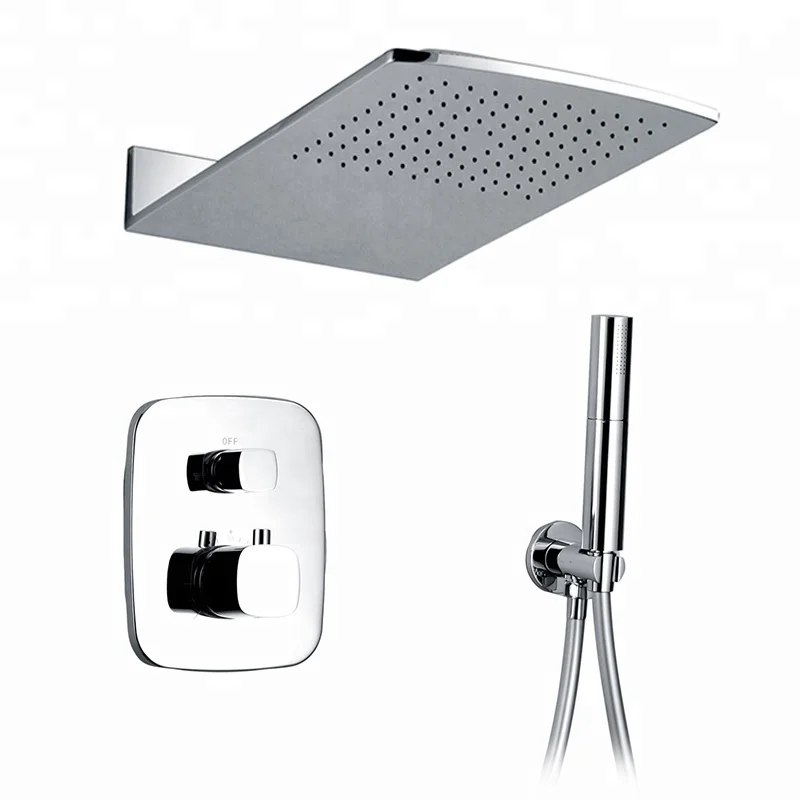HIMARK in wall robinet douche cascade sistema grifos de duchas cascada bathroom waterfall rain shower set system with body jets