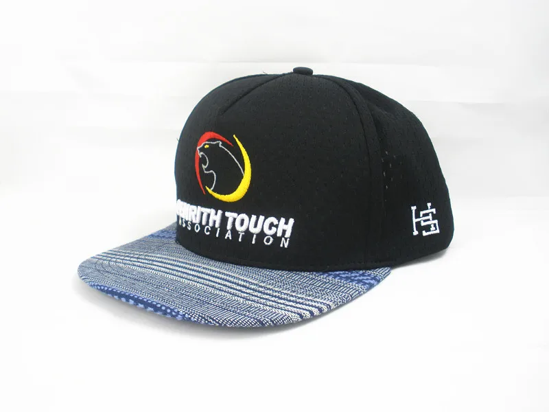 Сетка Вышивка Плоские Края Snapback Крышка С Модой Законопроект