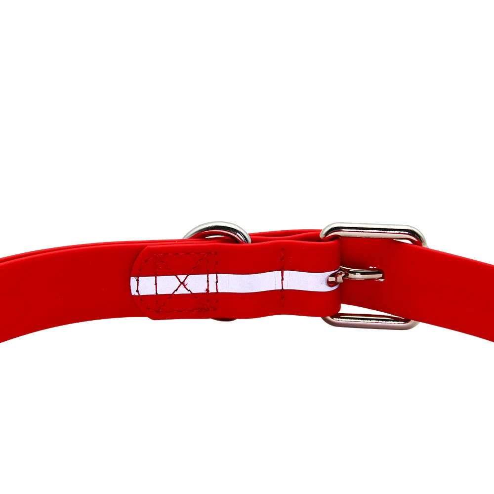 custom Waterproof Traction rope PVC Coated Reflective Clean Dog Collars for pet products