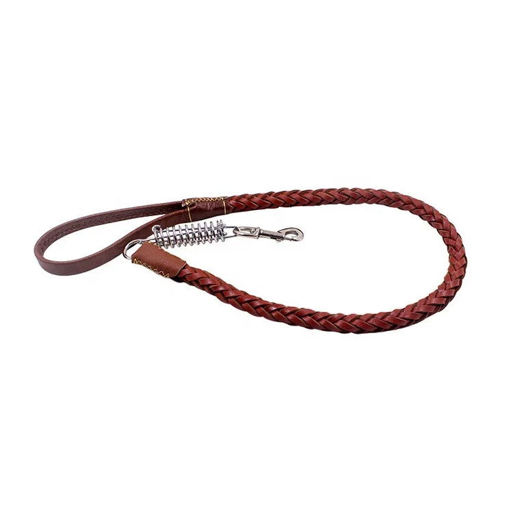 Высококачественный поводок и ошейник для собак из коровьей кожи