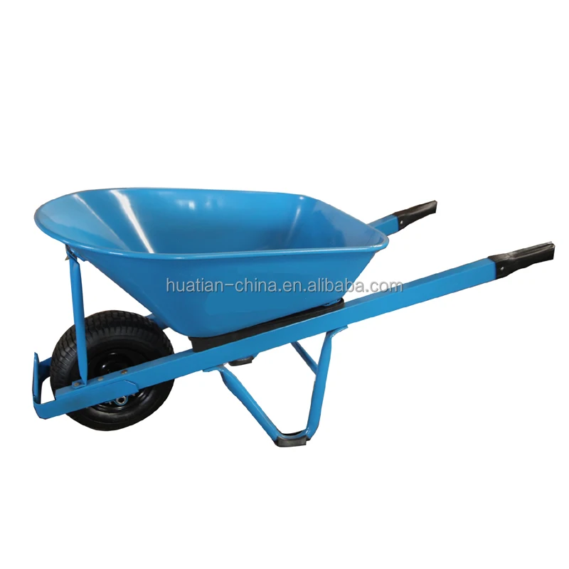 Heavy duty metal tray wheel barrow,blue color wheel barrow