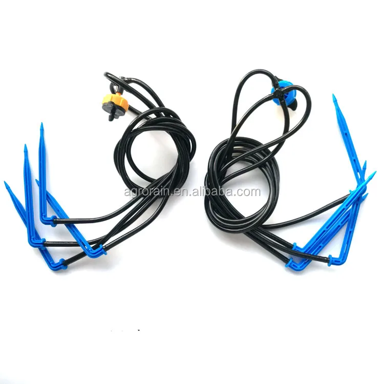 Economical 2 Outlet Arrow Dripper for pot plant vegetable drip irrigation