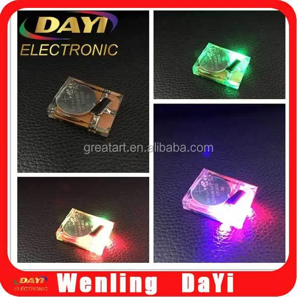 Motion sensor flashing led light for toys