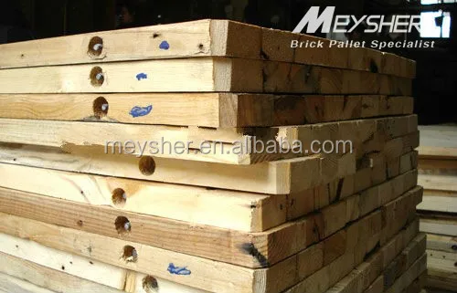 Wooden pallets/plywood board for concrete brick /block making machine
