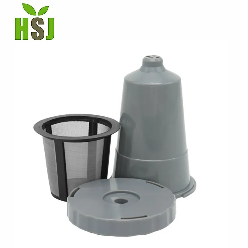 Многоразовый кофейный фильтр золотистого цвета, наборы маленьких и цветных фильтров k-cup