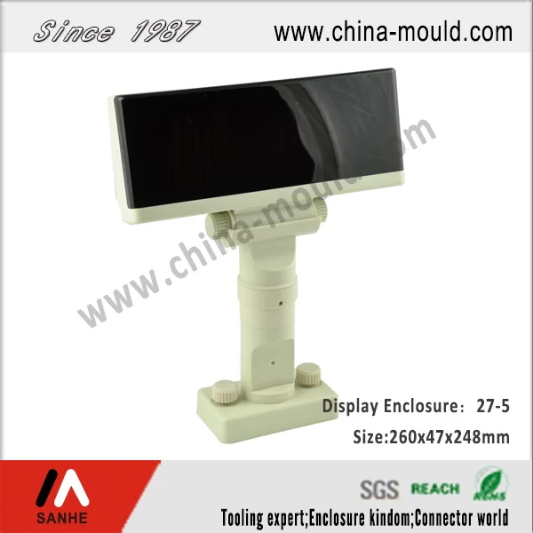 plastic display enclosure with window