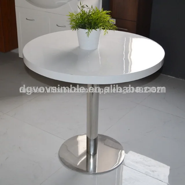 чисто белый искусственный камень обеденные столы человек- сделал камень/твердой поверхности обеденный стол