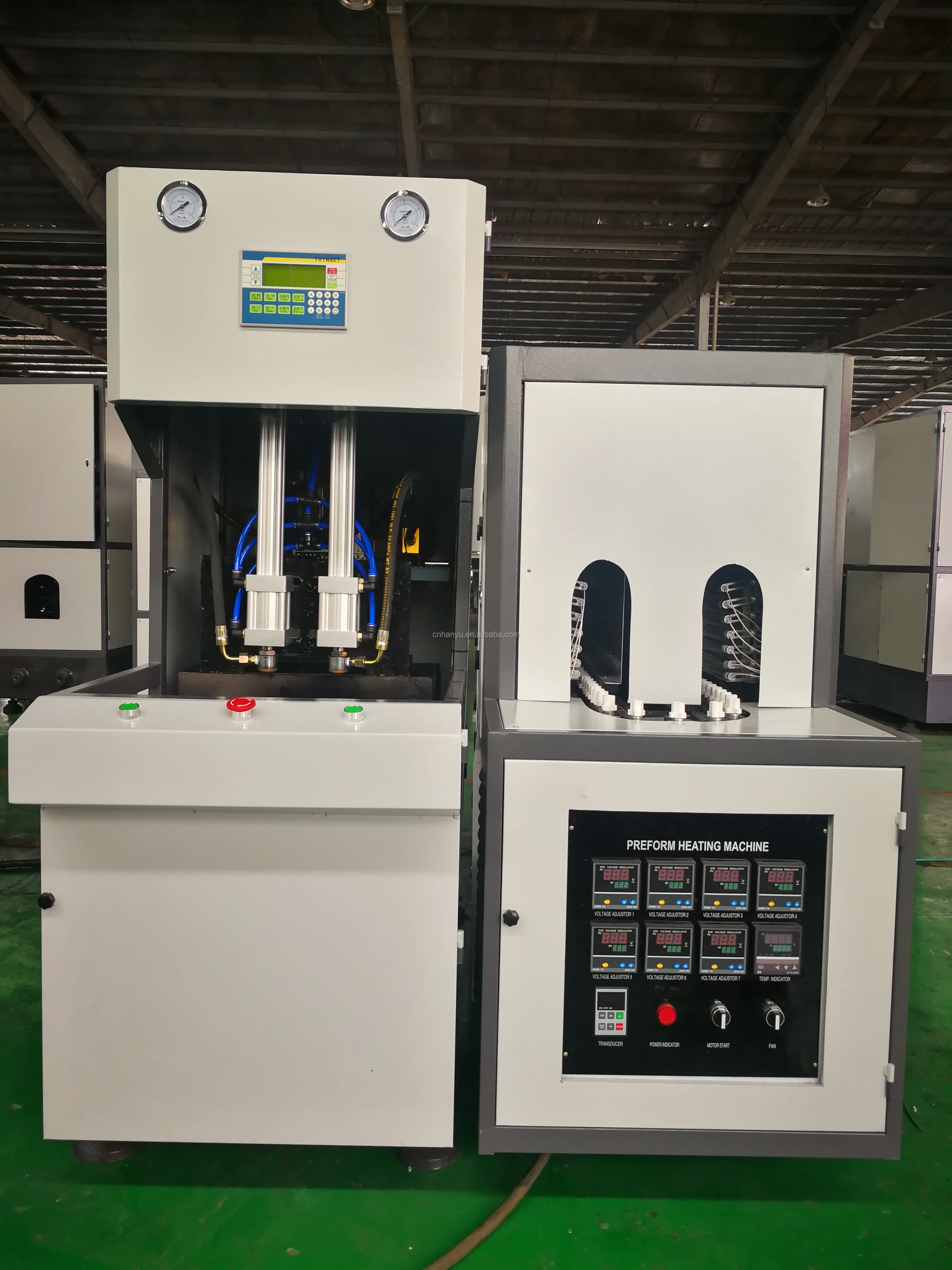 custom design semi-automatic preform pet plastic bottle blowing blow molding machine high speed