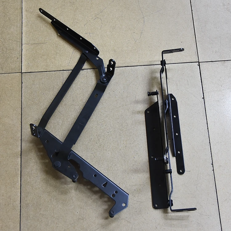 Hardware Furniture Mechanism Stand Rack Bracket Black Carbon Steel Lift Up Top Coffee Table Spring Hinge