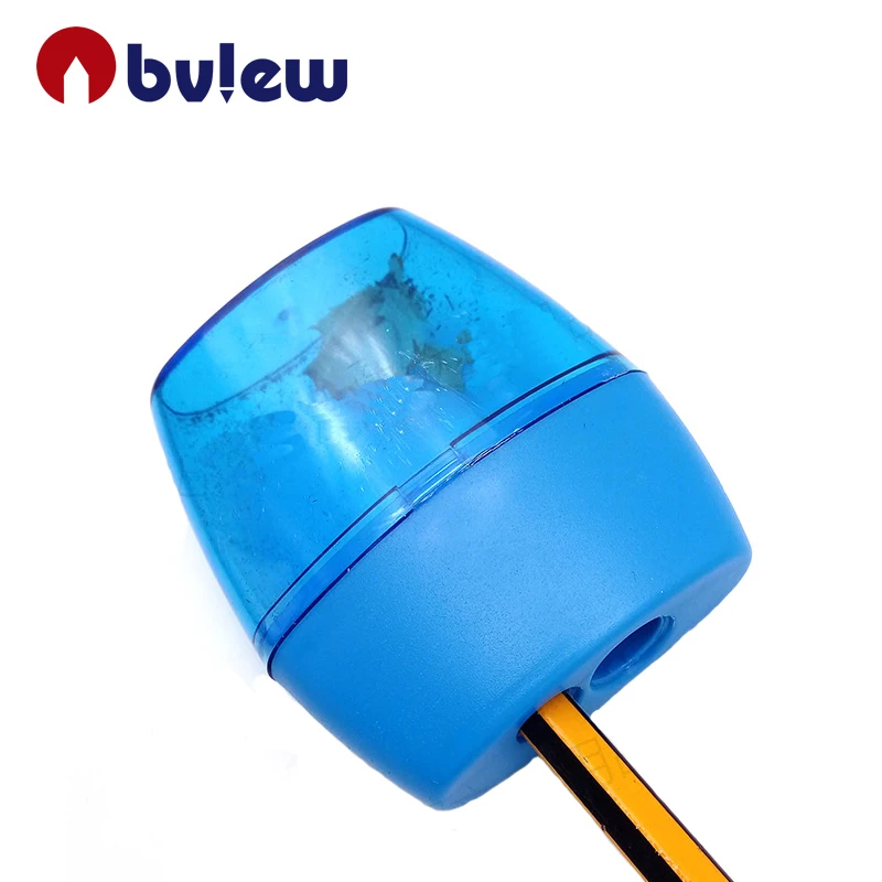 
Custom logo plastic two holes colorful pencil sharpener for children  (60796685867)