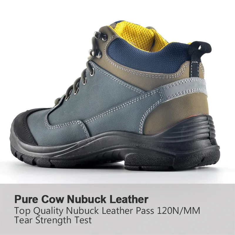 SAFETOE Мужская Высококачественная модная стальная защитная обувь, дышащая Защитная промышленная безопасная обувь