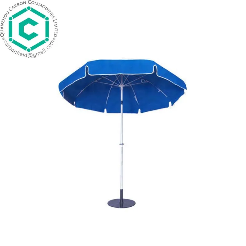 red beach umbrella for sun